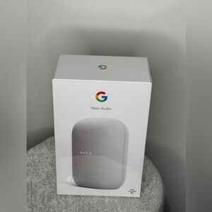 Google Nest Audio Smart Speaker Chalk – New Sealed – Fast Shipping(F5)✨